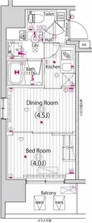 ガーラ・プレシャス川崎西口【5階】の間取り