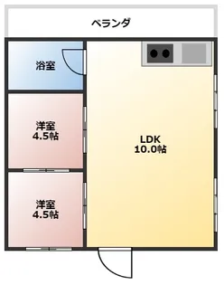 佐久原荘【3階】の間取り