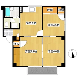 I・タウン【1階】の間取り