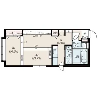 セカンドインパクト【3階】の間取り