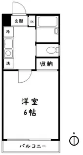 アーケイディア【2階】の間取り
