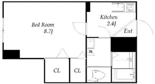 アリエッタ大井町【1階】の間取り