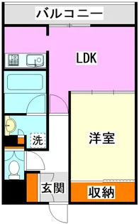 セントフォール立岩【2階】の間取り