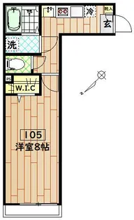 コンフォルタ清瀬【1階】の間取り
