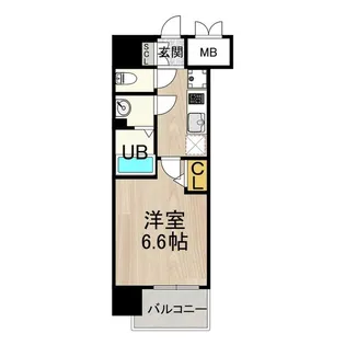 メルディア大正D.C.【15階】の間取り