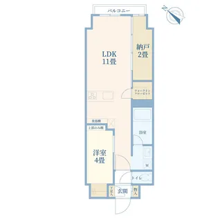 タク・シティハイツ西小山【5階】の間取り