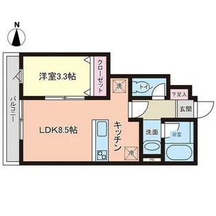 PREMORY名取駅前【1階】の間取り