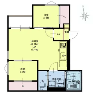 REGALEST Ys【1階】の間取り