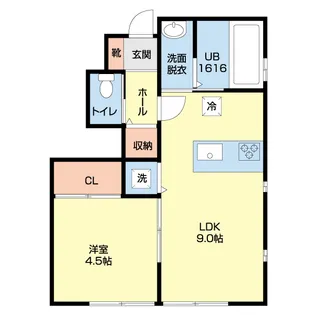 サンホワイトIII【1階】の間取り