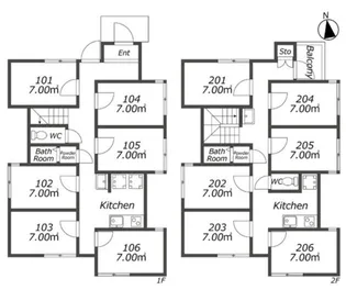 TOKYOβ三軒茶屋1 1棟貸し【1階】の間取り