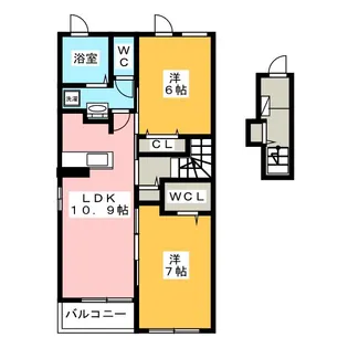 陽和 I【2階】の間取り