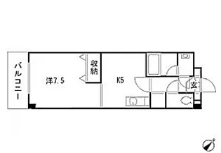 ジュネス富浜II【2階】の間取り