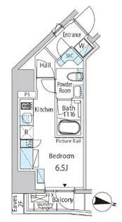 バウスフラッツ品川キャナルサイド【10階】の間取り