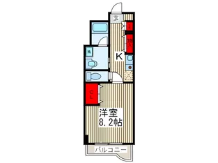 アクアメゾン【4階】の間取り