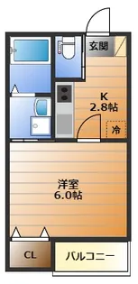 レピュート薬師堂【1階】の間取り