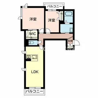 BEREO 厚東【2階】の間取り