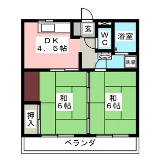 メゾン末広【2階】の間取り