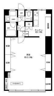 ツイン一の橋1号館【5階】の間取り