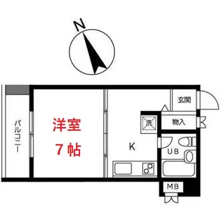 フィオーレ戸越【3階】の間取り