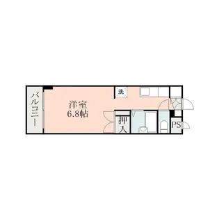 コート黒髪【7階】の間取り