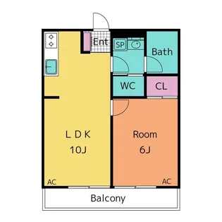 セントラルガーデン 西館【2階】の間取り