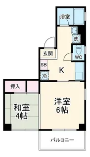オラシオン稲川1丁目【5階】の間取り