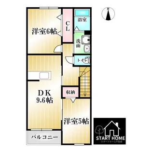 アルドーレ【2階】の間取り