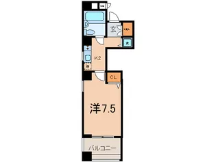 ドミ-ル日本橋【2階】の間取り