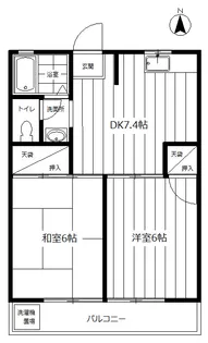 ビラ―ジュハットリ【2階】の間取り