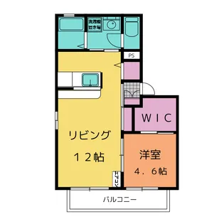 ジャルダン相羽【1階】の間取り