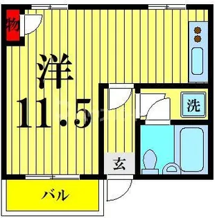メゾンドローズ【1階】の間取り