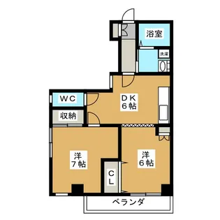 ハイムヤコー【1階】の間取り