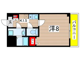 プログレスハイツ桜山【3階】の間取り