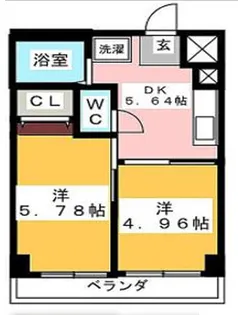 ハイム西川口【7階】の間取り