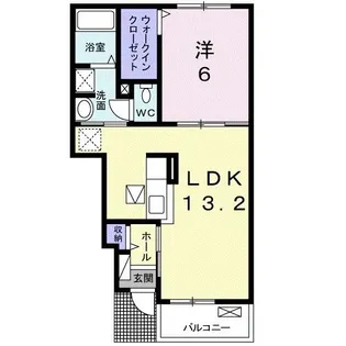 カーサ ドマーニ【1階】の間取り