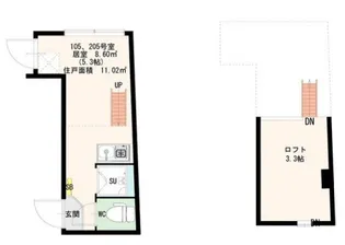 AIR秋葉原【1階】の間取り