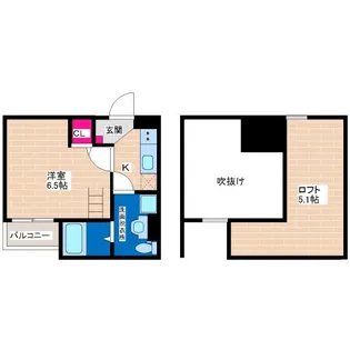 セルフィーユ【2階】の間取り