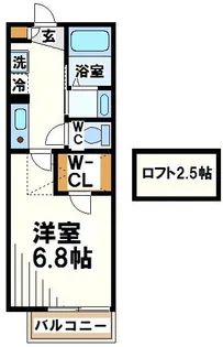 ブルースター【2階】の間取り