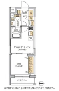 リビオメゾン湯島【1階】の間取り