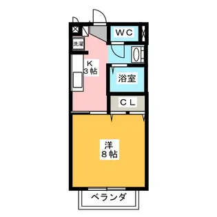 ロングリバーII【1階】の間取り