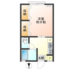 ハイツアゼリア【1階】の間取り