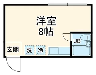 第二ラフォーレ君枝【2階】の間取り