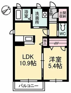 シャーメゾンショコラ【2階】の間取り