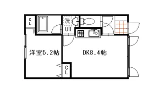 ウエルカムサトウ6【1階】の間取り