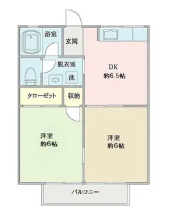 レジデンスおゆみ野【1階】の間取り