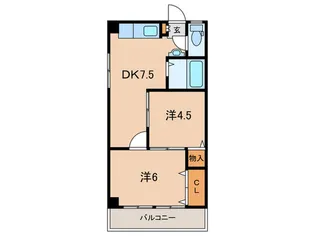 小林ビル【4階】の間取り