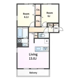EXILIA(エクシリア)【3階】の間取り
