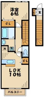 グランエトワール【2階】の間取り