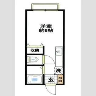 フレンドシップ東久留米【2階】の間取り