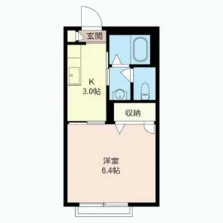 ヒルサイドテラス【1階】の間取り